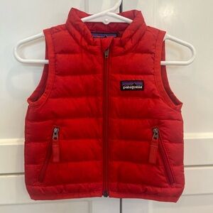 Patagonia Baby Down Sweater Vest Red Size 3months